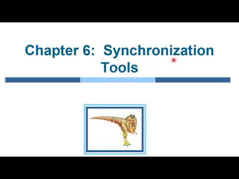 Synchronization Tools