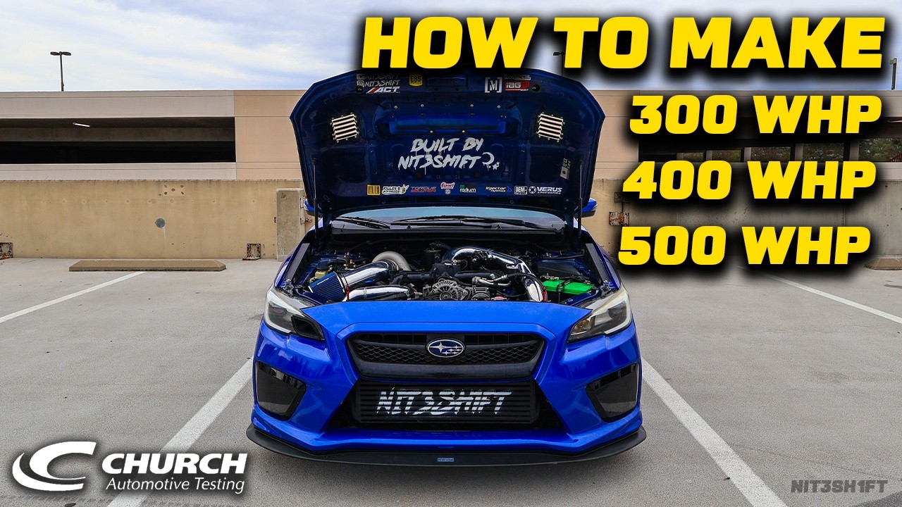 How to Make 300, 400, 500 WHP on an STI - YouTube