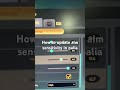 How to update aim sensitivity in palia