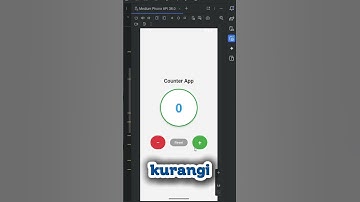 Belajar bikin Counter App sederhana di Android Studio 🔢✨