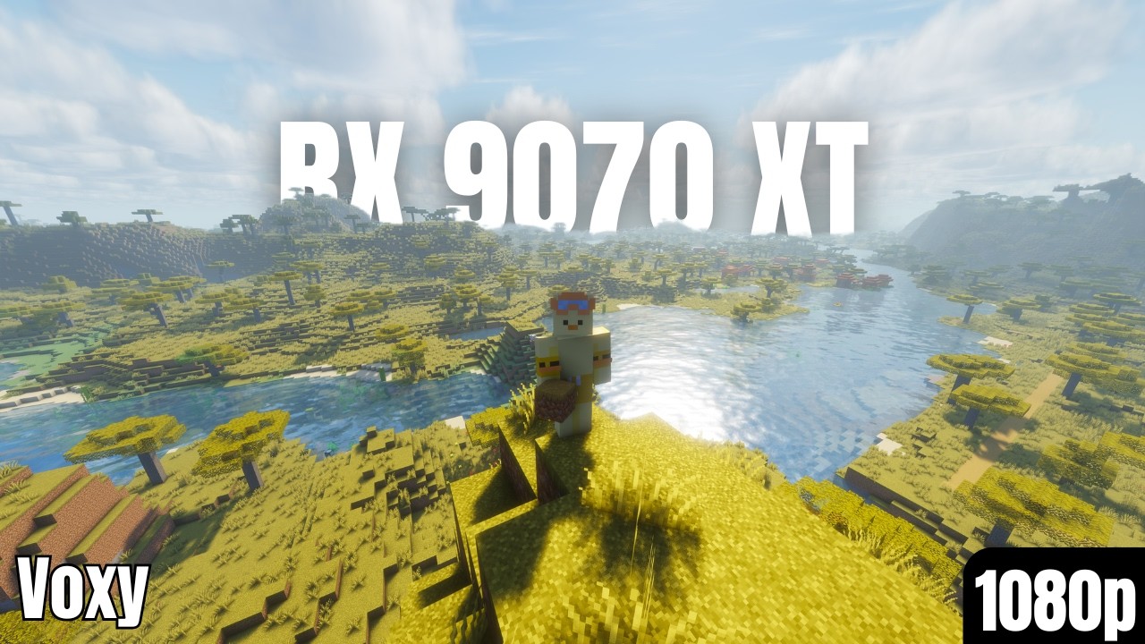 RX 9070 XT & R7 7800X3D: Minecraft 1.21 Voxy | 9 Shaders | 1080p