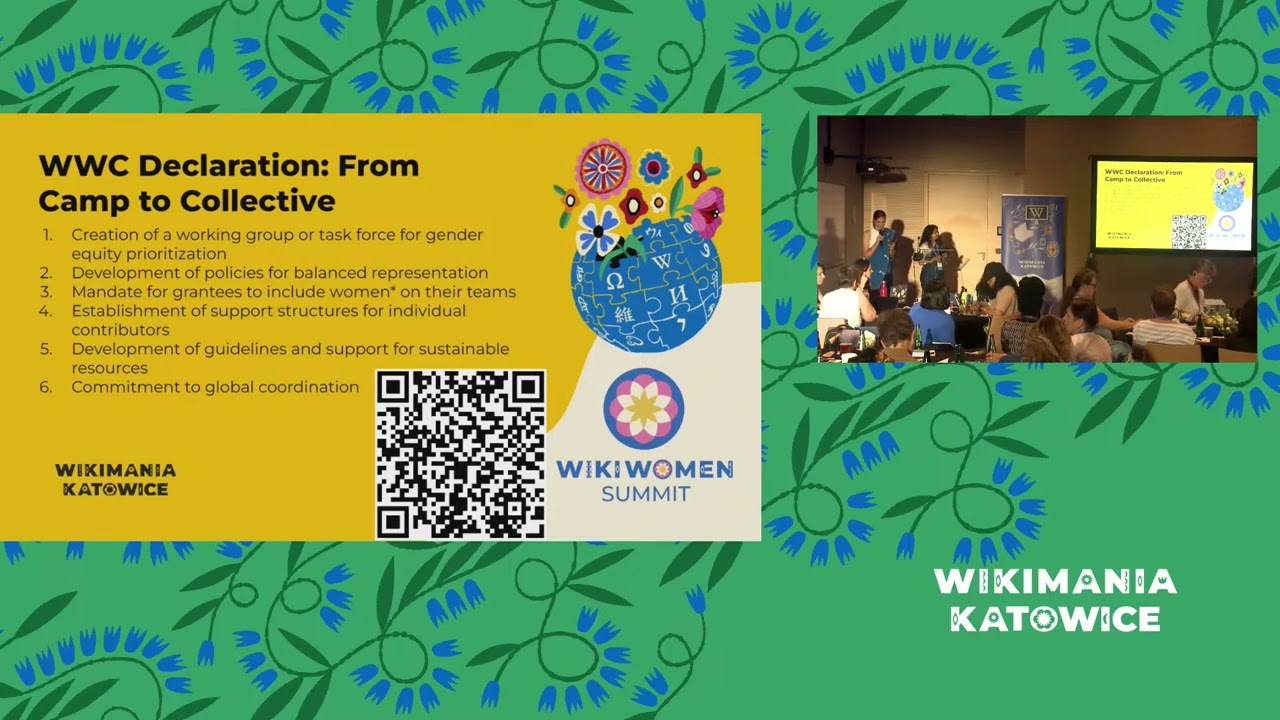 2nd WikiWomen Summit –Collective Declaration, Camp to Collective – Wikimania 2024 – Katowice, Poland