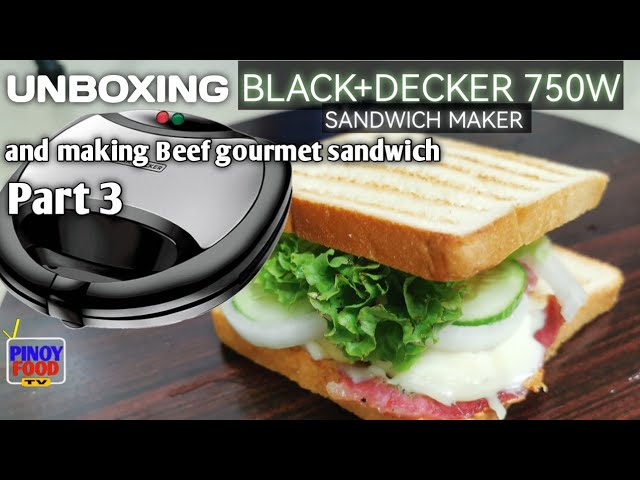 Black+Decker, TS2090, 750 Watts, 3-in-1 Sandwich, Grill and Waffle Maker, Review