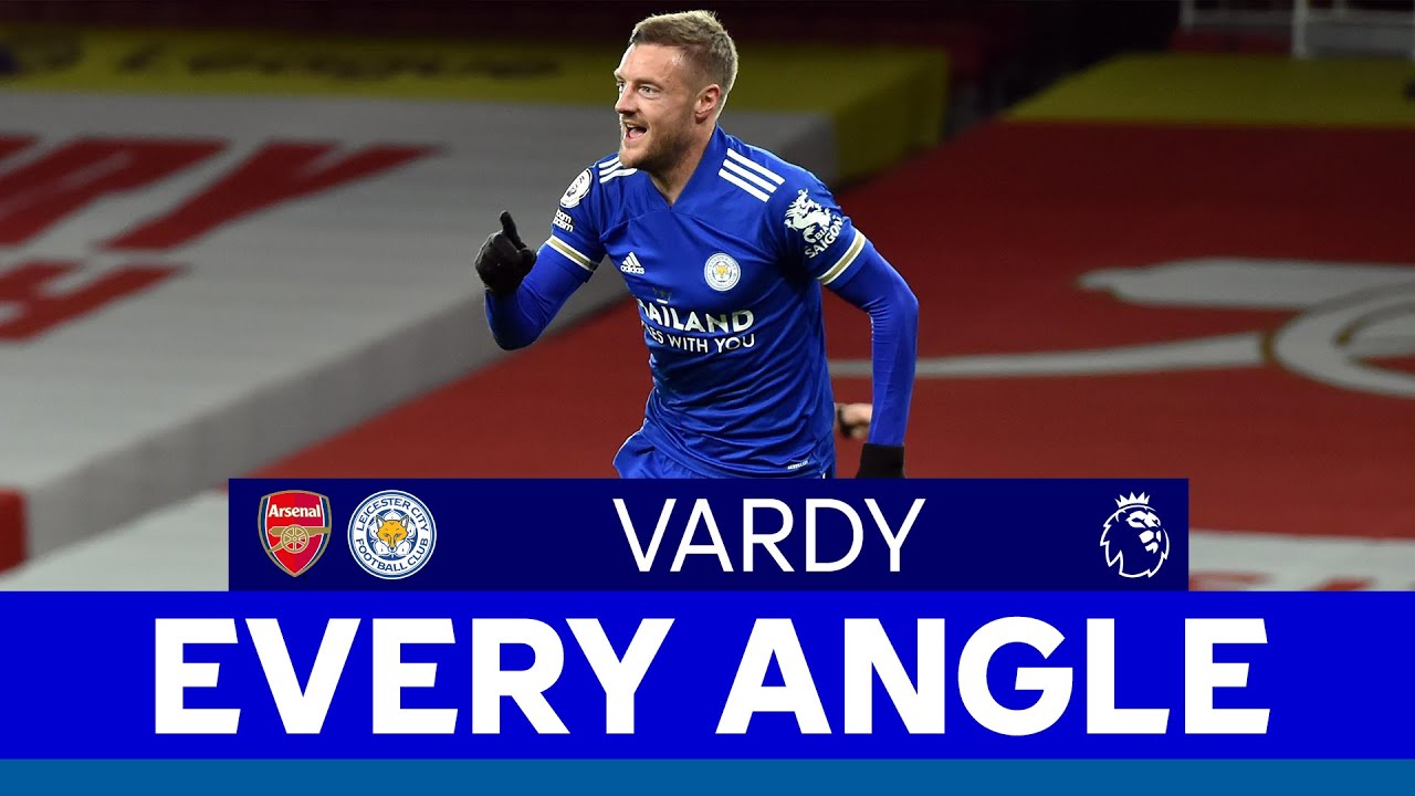 EVERY ANGLE | Jamie Vardy Goal vs. Arsenal | 2020/21