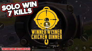 PUBG MOBILE - SOLO WIN 7 KILLS - Gameplay #7 (Android iOS)