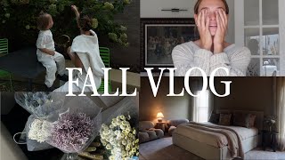 Fall Vlog: traveling with my husband for football, new bedroom reveal, the cutest surprise!!!