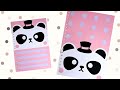 Kawaii Cute Panda Binder File Loose Leaf A5 Cover & Refill DIY