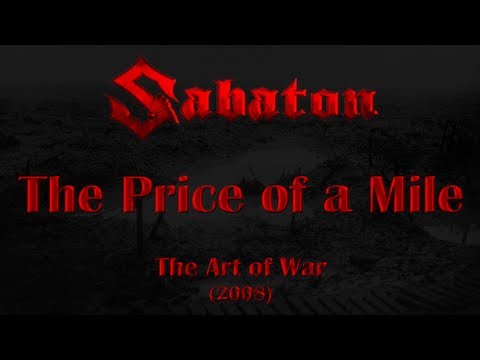 Sabaton - The Price of a Mile (Lyrics English & Deutsch)