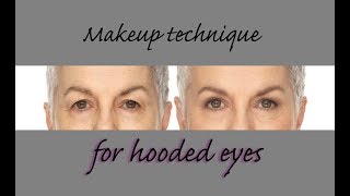 Hooded Eyes - simple makeup techniques for mature, hooded eyes screenshot 5