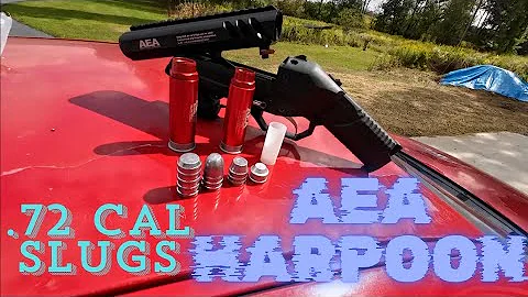 Double barrel style airgun shoots anything (Aea) Harpoon