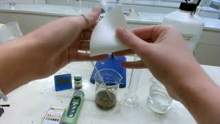 To determine the pH of a soil sample