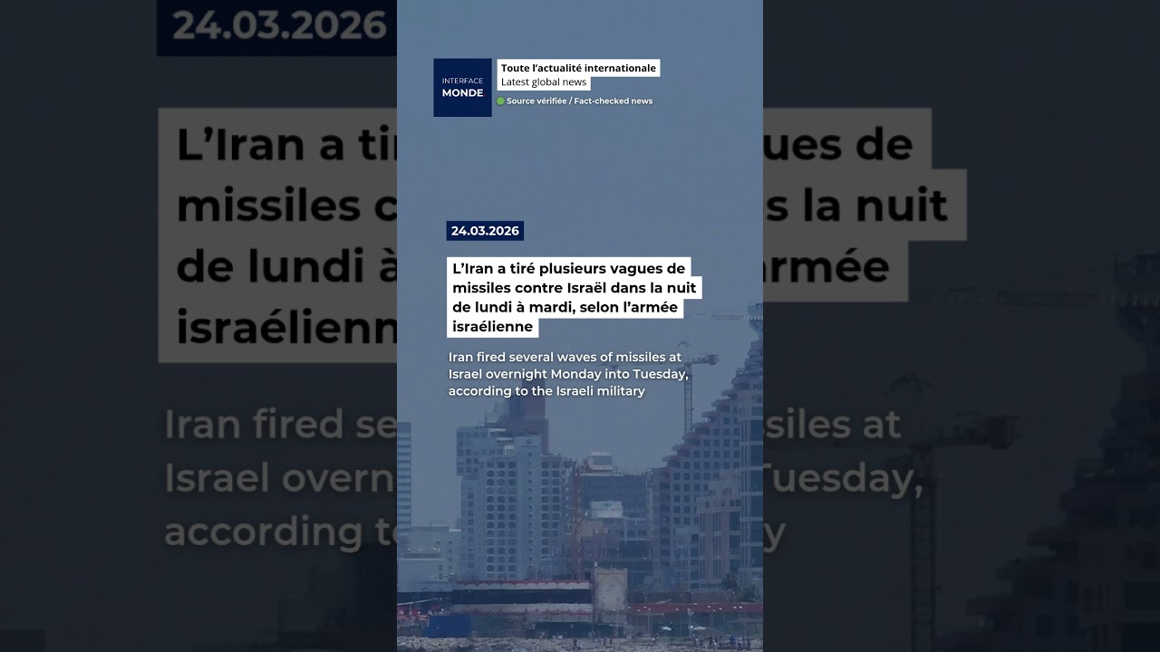 L’Iran a tiré plusieurs vagues de missiles contre Israël dans la nuit de lundi à mardi