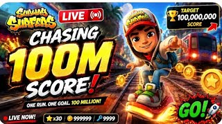 🔴 Subway Surfers LIVE | INSANE High Score Run 🔥India’s Fastest Subway Surfers Run 😱 LIVE