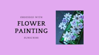 OBSESSED WITH FLOWER PAINTING | Floral Art Painting | Painting on Glass | Aressa1 | 2026