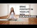 Calm down in 3 minutes with sukhasana  easiest yoga pose  fit tak