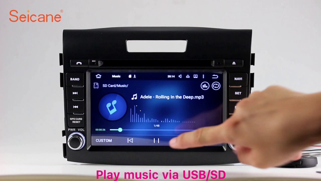 7 inch 2012 2013 2014 Honda CR-V cd dvd navigation system with