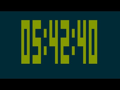 pytbclock, fluid (resizable) big text clock