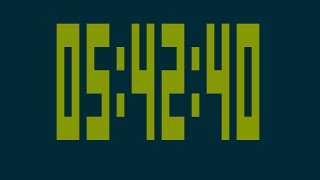 pytbclock, fluid (resizable) big text clock