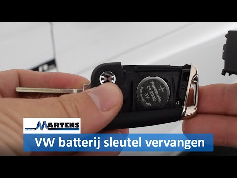 Zo Vervang Je De Batterij Van Jouw Volkswagen Sleutel - Youtube