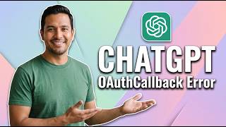 How To Fix ChatGPT OAuthCallback Error (Easy Guide)