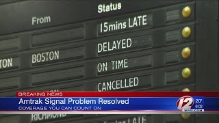 Amtrak signal resolved; commuting problems may continue