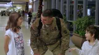 Military Homecoming of Purple Heart Soldier