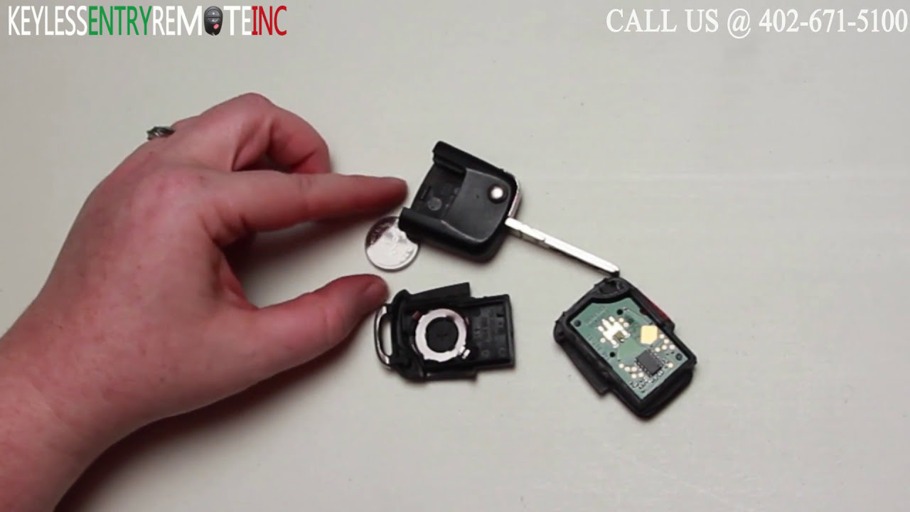 How To Replace A Volkswagen Tiguan Key Fob Battery 2008 ...