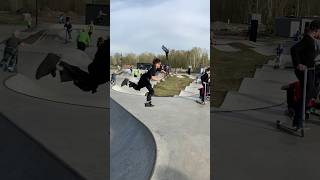 Скейт-парк в Новосибирске, парк Арена-Сибирь. Барспин 360
