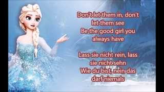 Frozen - Let it go - English and German Lyrics
