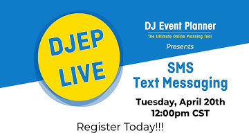 DJEP LIVE - SMS Text Messaging