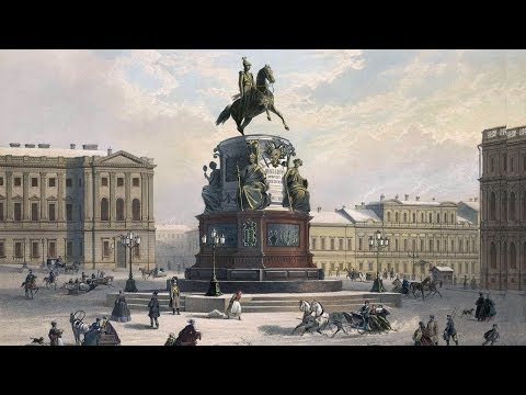 Vídeo: Monument a Nicolau I a la plaça de Sant Isaac de Sant Petersburg
