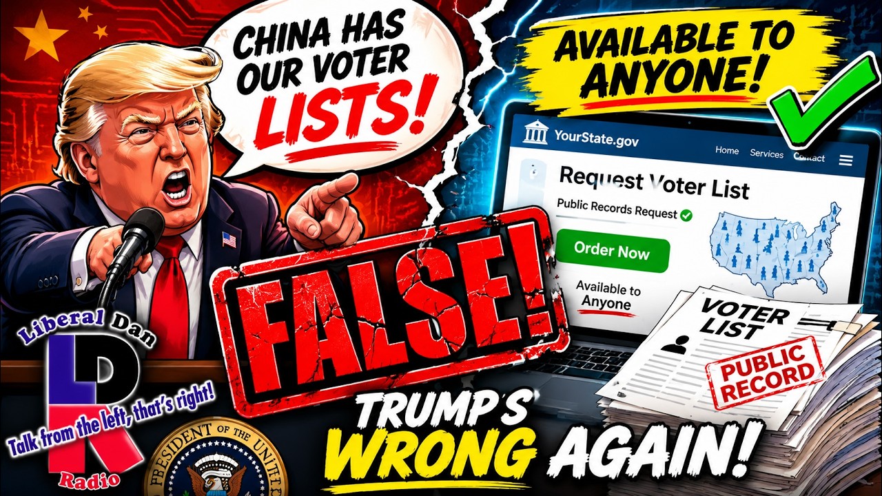 Why Donald Trump's claims on China accessing voter lists are a nothing-burger (clip from 7/16/26)