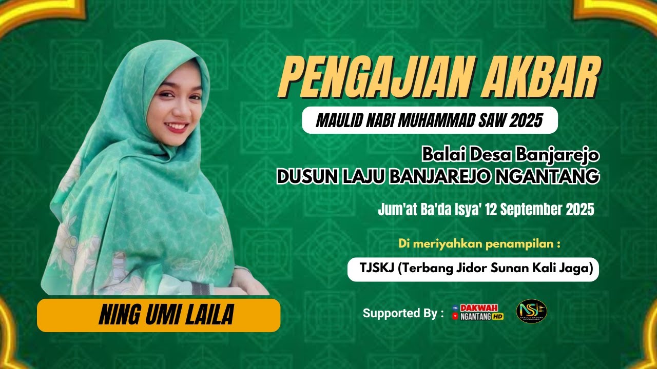 🔴 LIVE | NING UMI LAILA Dari SURABAYA | LAJU BANJAREJO NGANTANG PENGAJIAN AKBAR | JUMAT 12 SEP 2025