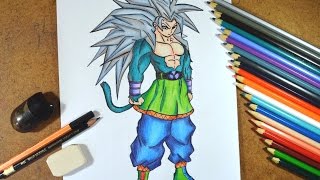 Desenho do Goku Super Saiyan 3 – Desenhos para Colorir