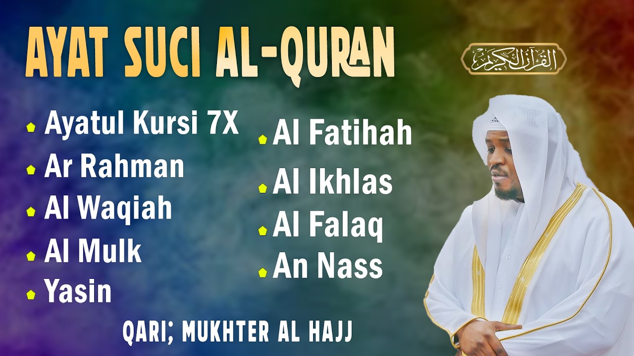BACAAN AL-QURAN yang sangat merdu | Alfatiha, Alkahfi,Yasin,Alwaqia, Arrahman, AAlmulk, Almoeathat