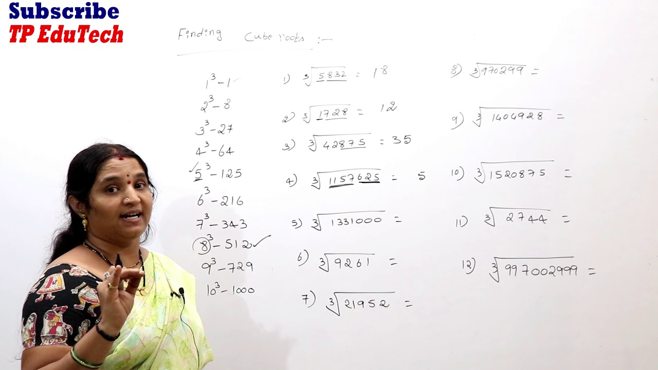 Simple Tricks For Finding Cube Roots For SSC/Banks/SI/PC & All competitive Exams