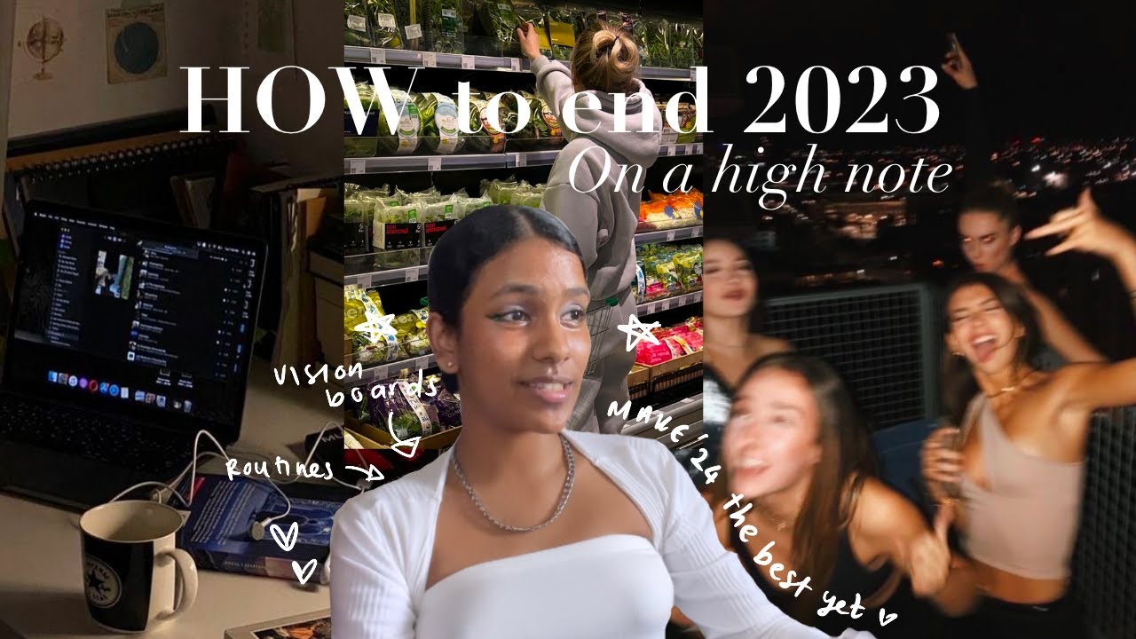 How to end 2023 on a high note: vision boards, goal setting, habits and routines