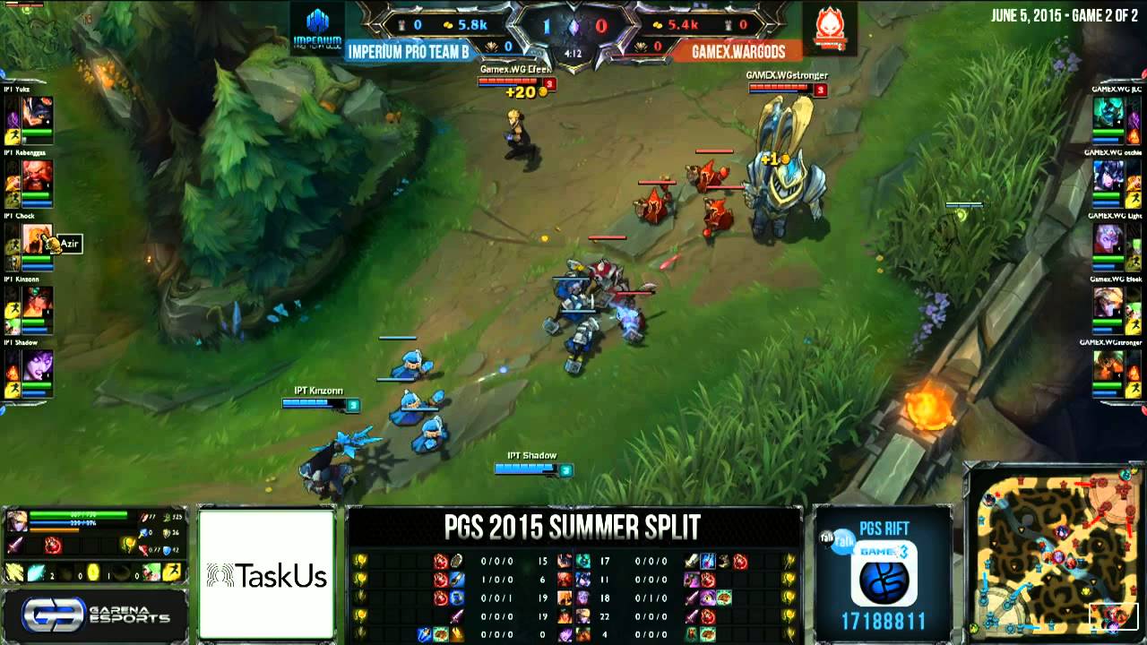 PGS 2015 SUMMER SPLIT GROUP STAGE W3D1 - IPTB vs WG