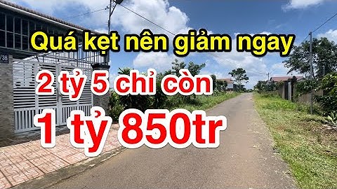 Gồng lãi không nỗi nên đành phải bán lỗ. Đất TP Bảo Lộc có sẵn thổ cư, đường nhựa 6m