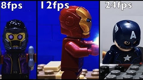 3 animations in different Frame Rates (fps)