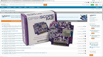 RoadTest Element14 - OpenScope MZ - Part2