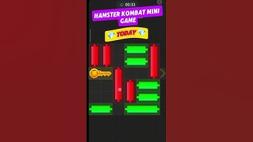 Hamster kombat Mini keys puzzle game today solved #hamsterkombat #bitcoin #blum #paws #seed #level