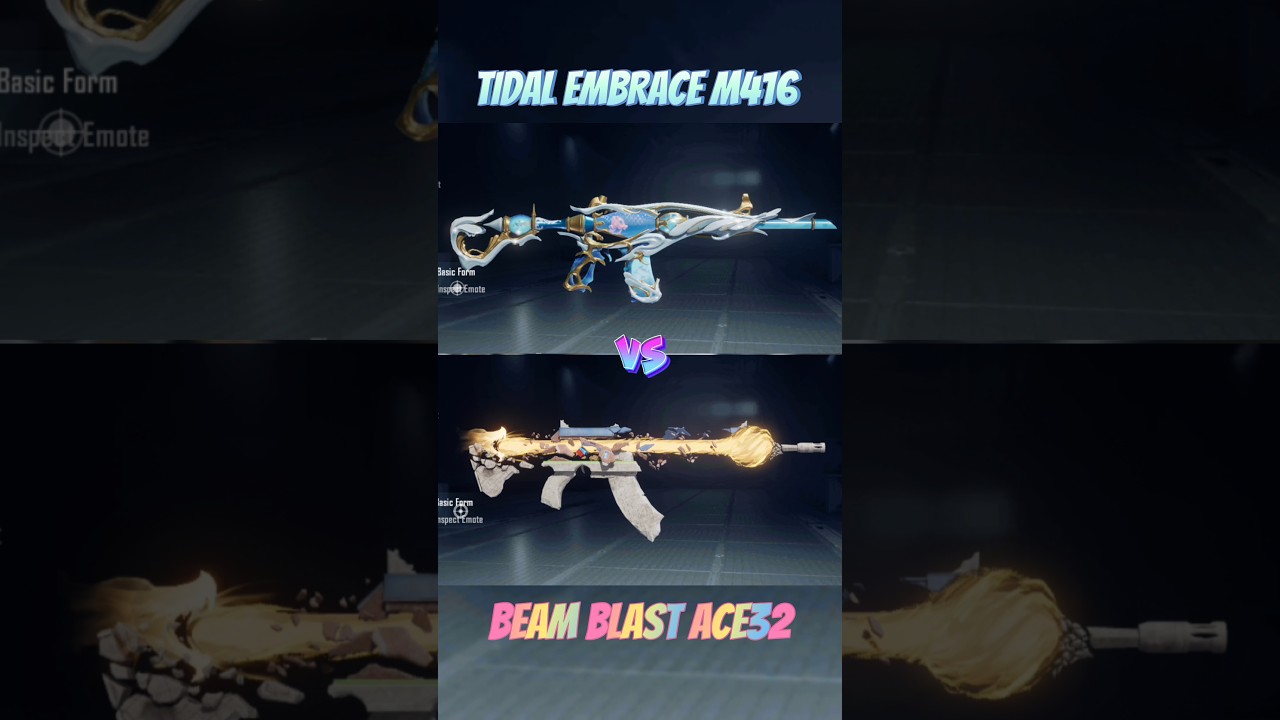 M416 Vs ACE32 Max Gun 🌊Vs🔥 