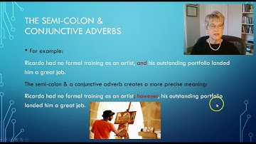 The Semi-colon & Conjunctive Adverbs