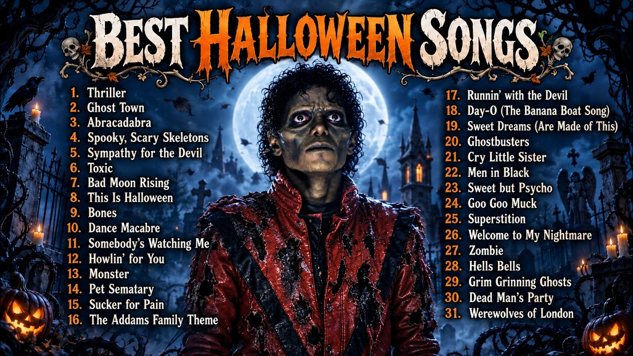 Halloween Songs Playlist 🎃 Top Halloween Music 2026 👻 Halloween Music Mix Halloween Party Playlist