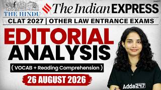 26th August The Hindu and Indian Express Editorials for CLAT 2027 Vocab Mastery | Jashn-e-Azaadi screenshot 3