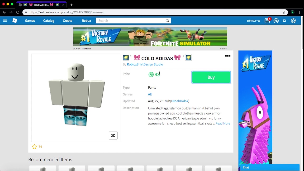 How To Get Any Pants For Free On Roblox Not Clickbait Youtube - pwned icon roblox
