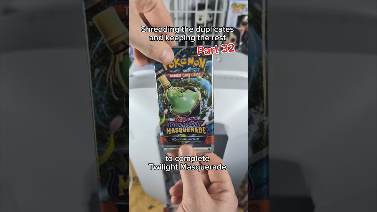Part 32 of Shredding the duplicates and keeping the rest to complete Twilight Masquerade 