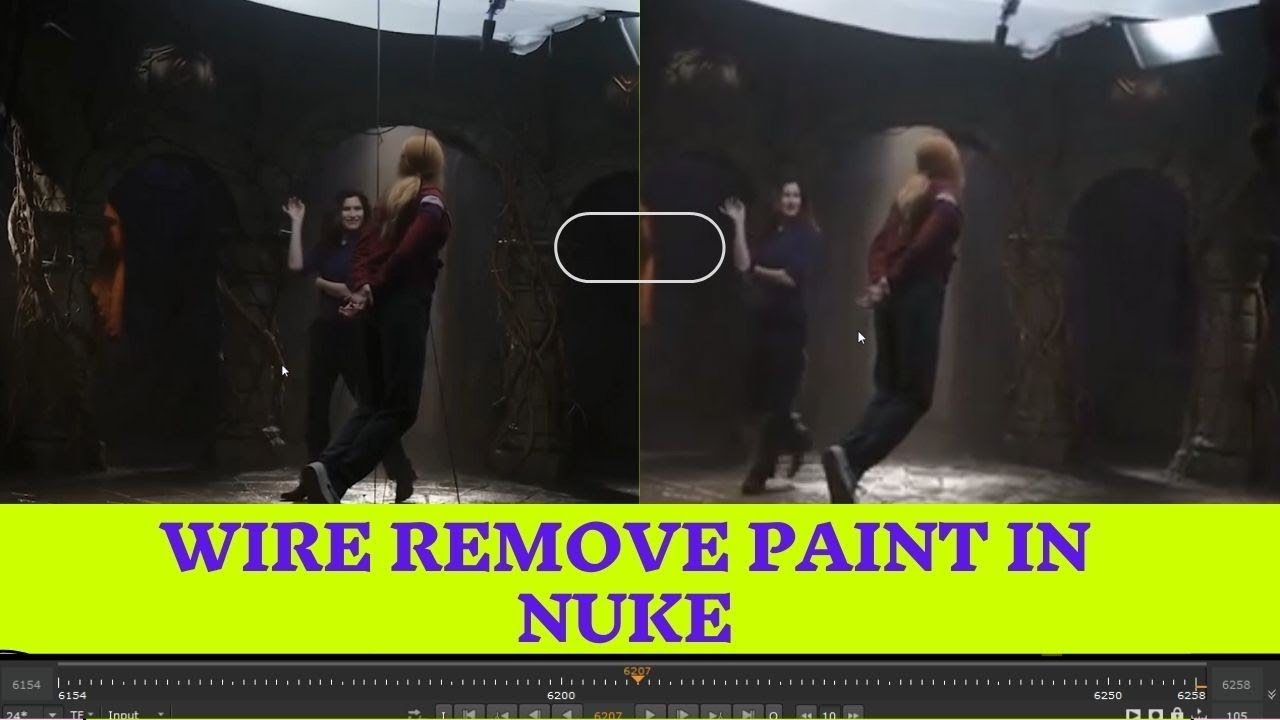 Wire Removel Paint In Nuke Mocha Tracking Paint Class 17 Hindi 