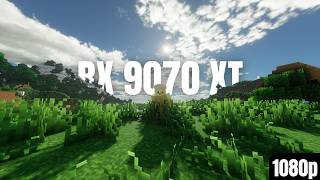 RX 9070 XT &amp; R7 7800X3D: Minecraft | 18 Shaders | 1080p
